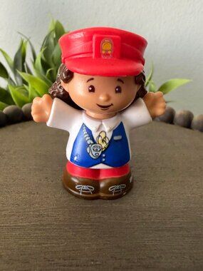 2017 Fisher Price Little People Friendly Passengers Train Conductor-DYP25